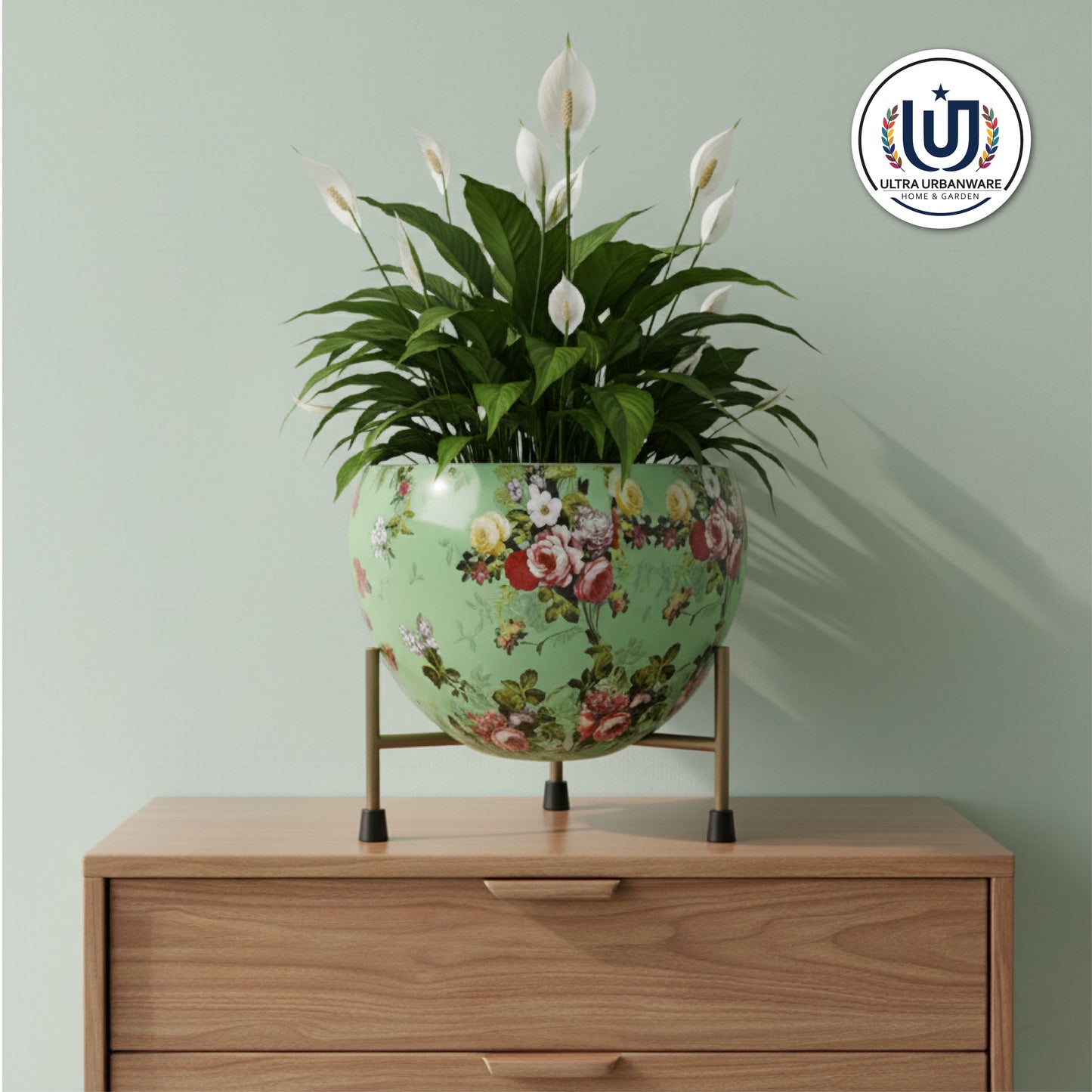 Mystic Metal Pot with Stand