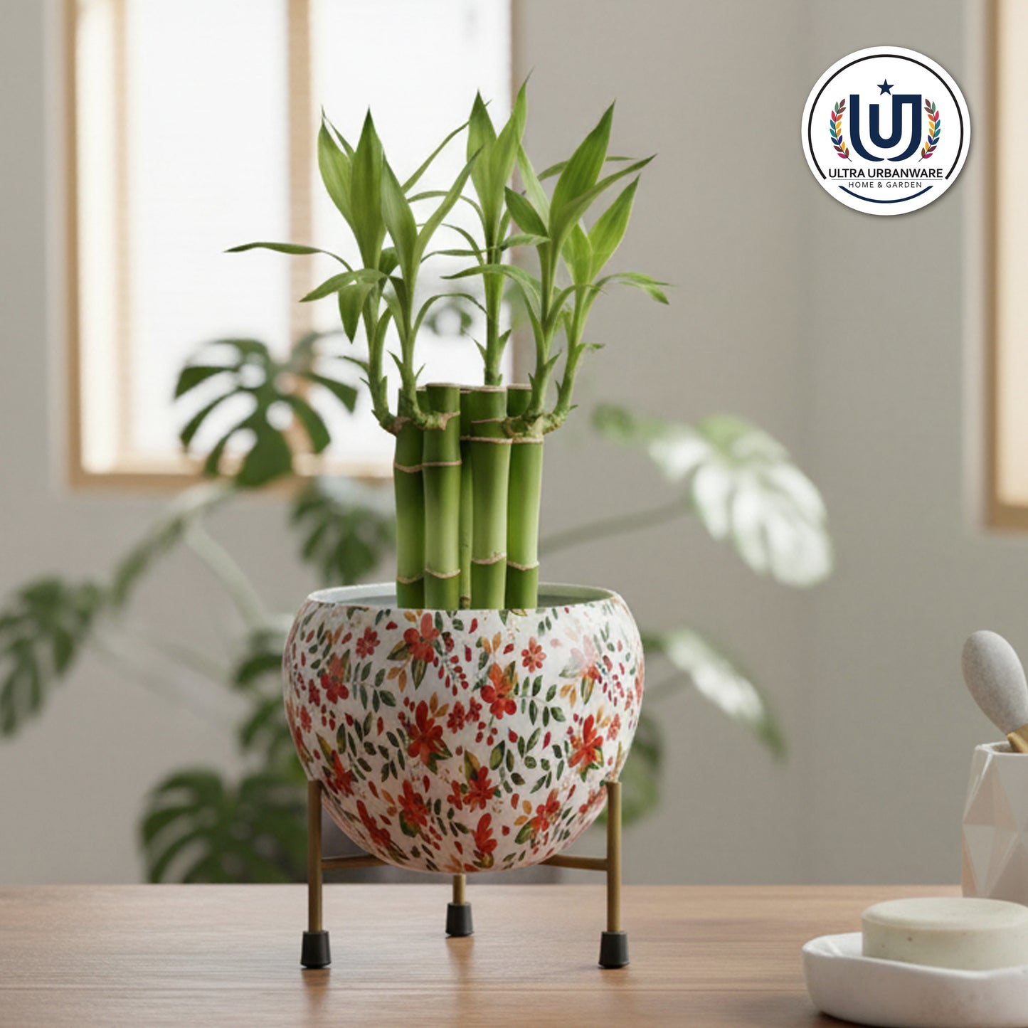 Mystic Metal Pot with Stand