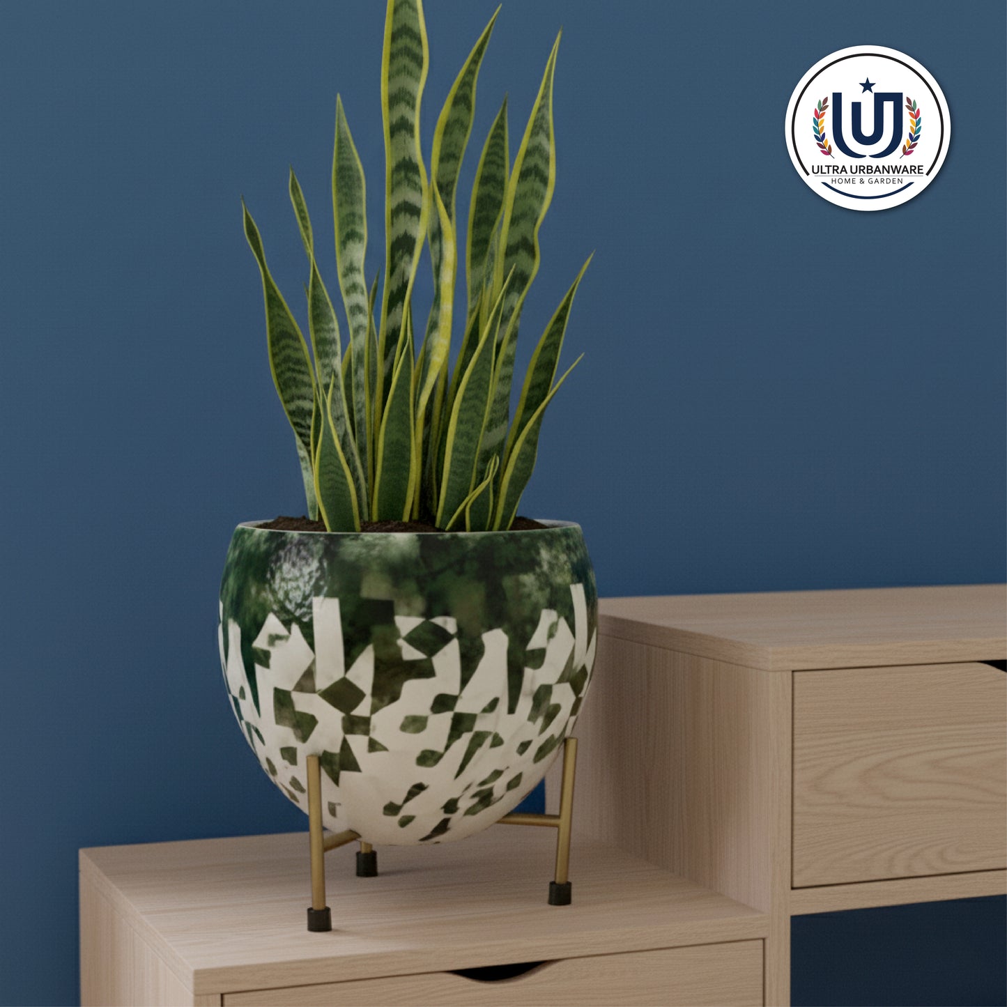 Mystic Metal Pot with Stand